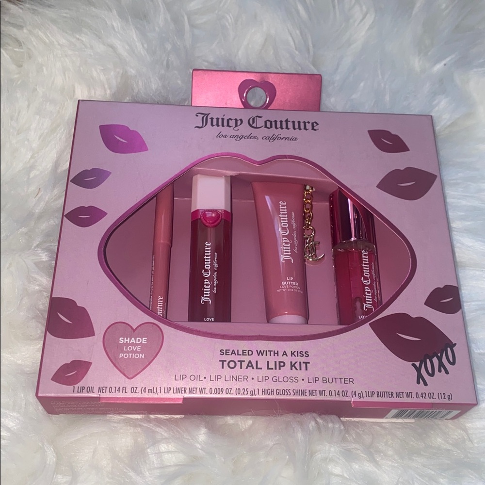 Juicy Couture Sealed with a Kiss Lip Kit - Pink Collection